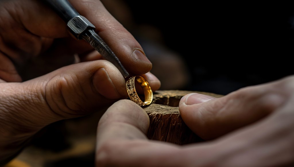 Arany gyűrű kézi készítése – mestermunka és precíziós megmunkálás műhelyben